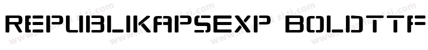 RepublikapsExp Boldttf字体转换